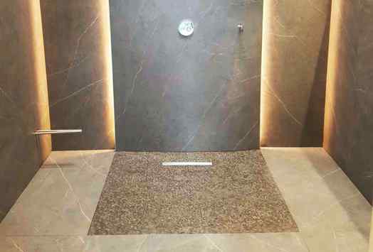 bathroom tiling